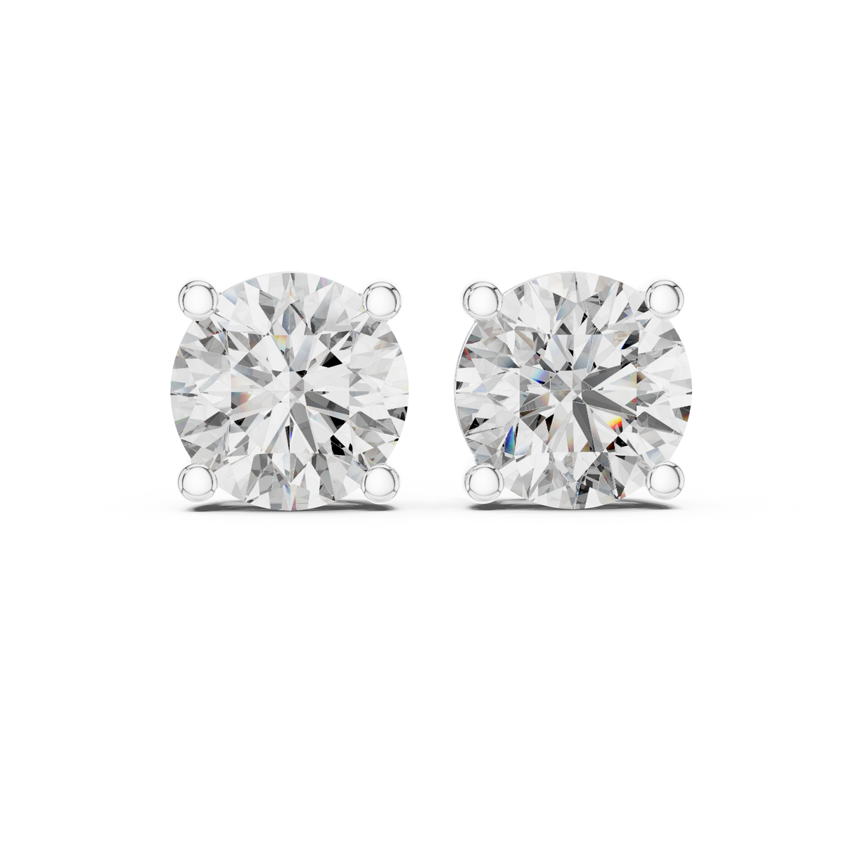 Earring ER-0001@7 - White Gold - Image