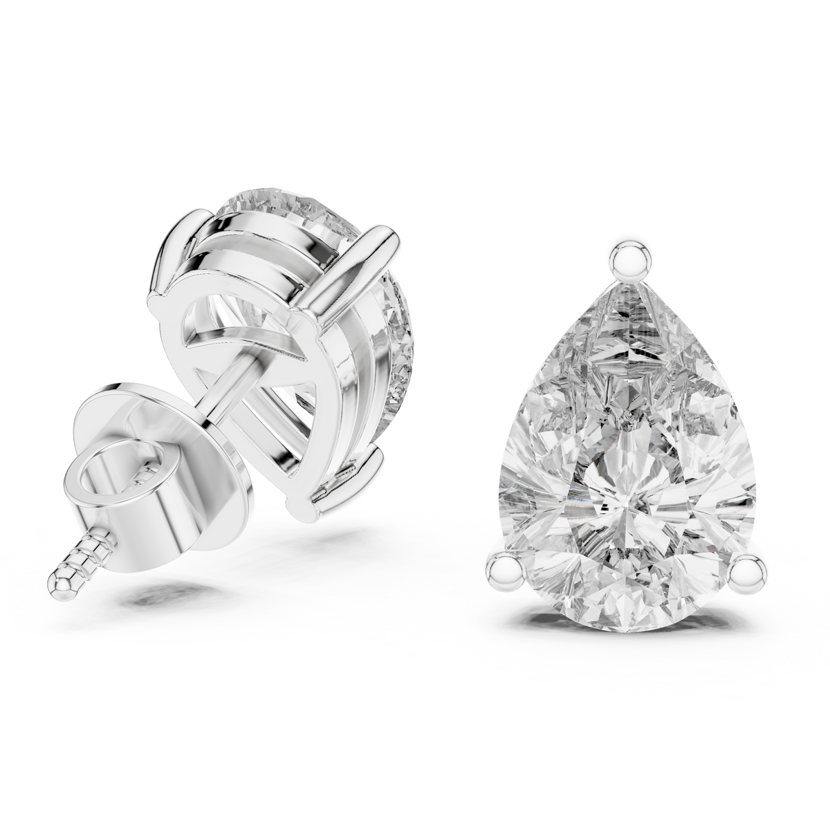 Earring ER-0002 - White Gold - Image