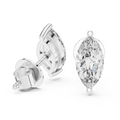 Earring ER-0004@7 (2) - White Gold - Image