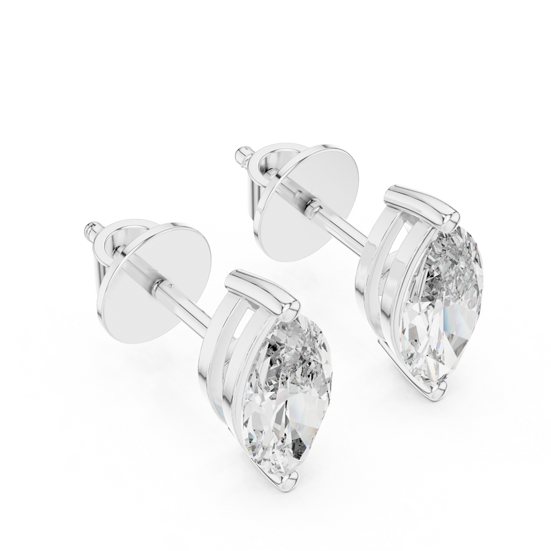Earring ER-0004@7 (2) - White Gold - Image
