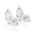 Earring ER-0004@7 (2) - White Gold - Image