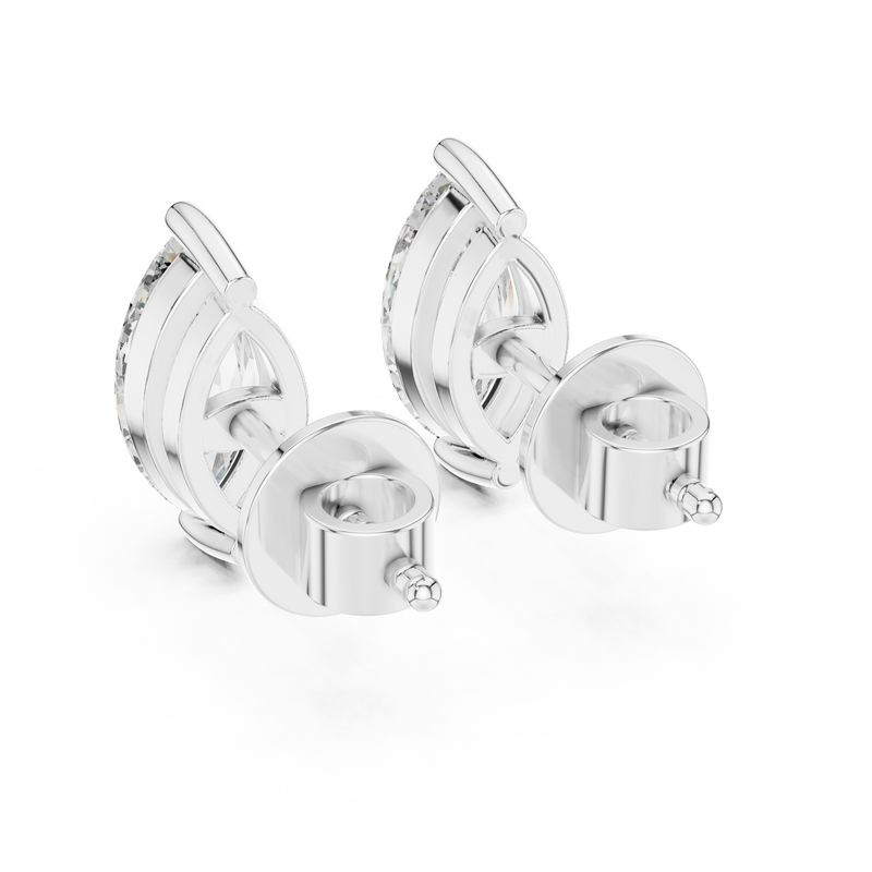 Earring ER-0004@7 (2) - White Gold - Image
