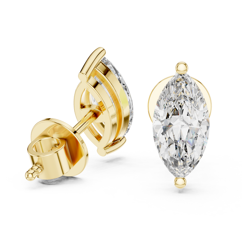 Earring ER-0004@7 (2) - Yellow Gold - Image