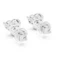Earring ER-0006@7 - White Gold - Image
