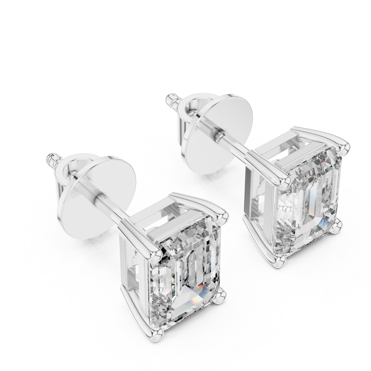 Earring ER-0007 - White Gold - Image
