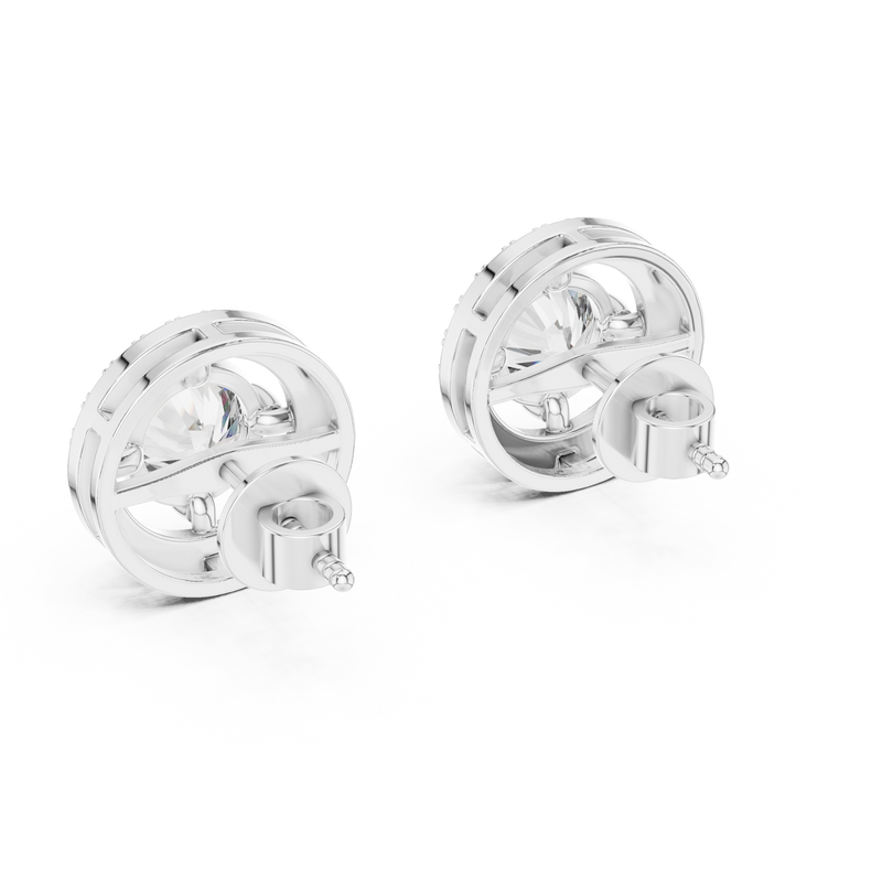 Earring ER-0008@7 - White Gold - Image