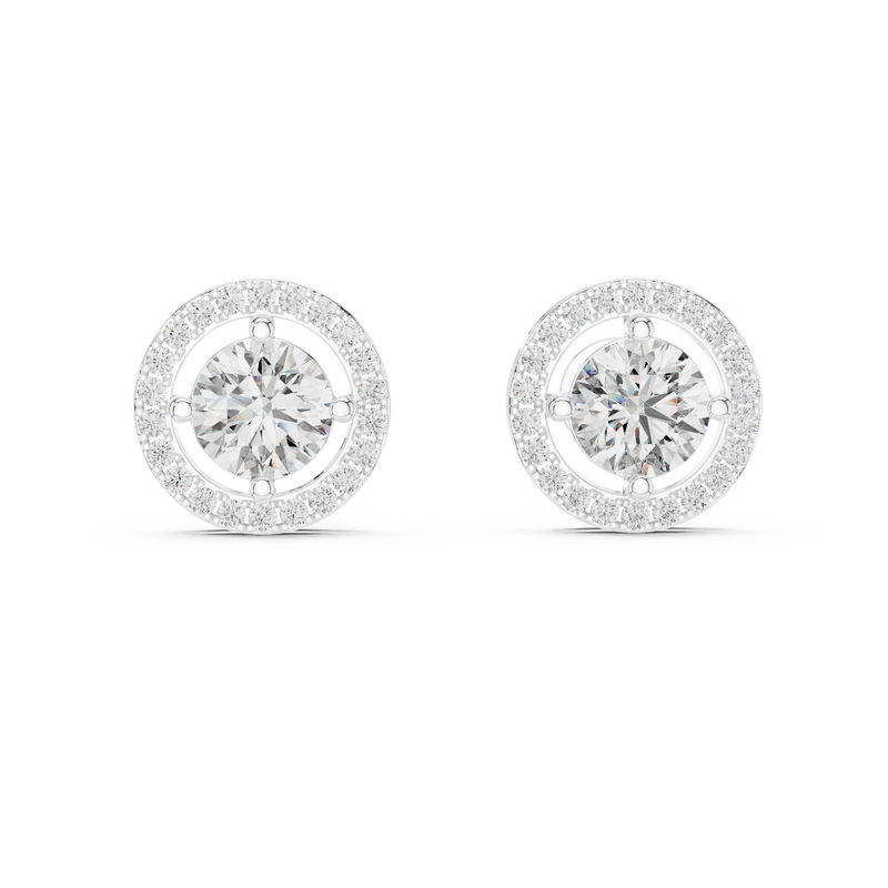 Earring ER-0008@7 - White Gold - Image
