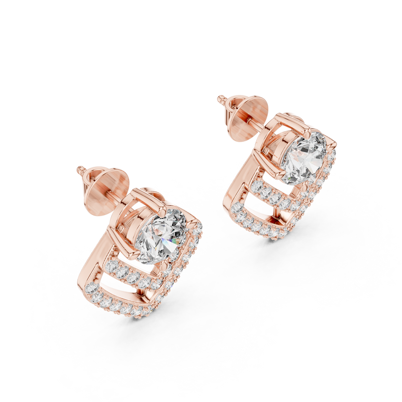 Earring ER-0009@7 - Rose Gold - Image