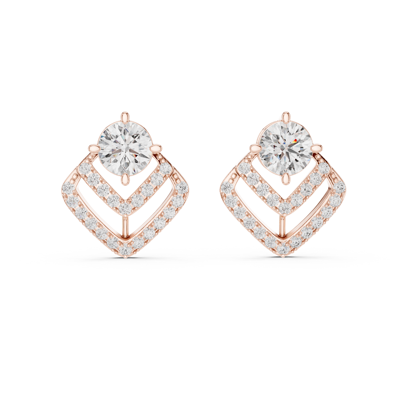 Earring ER-0009@7 - Rose Gold - Image