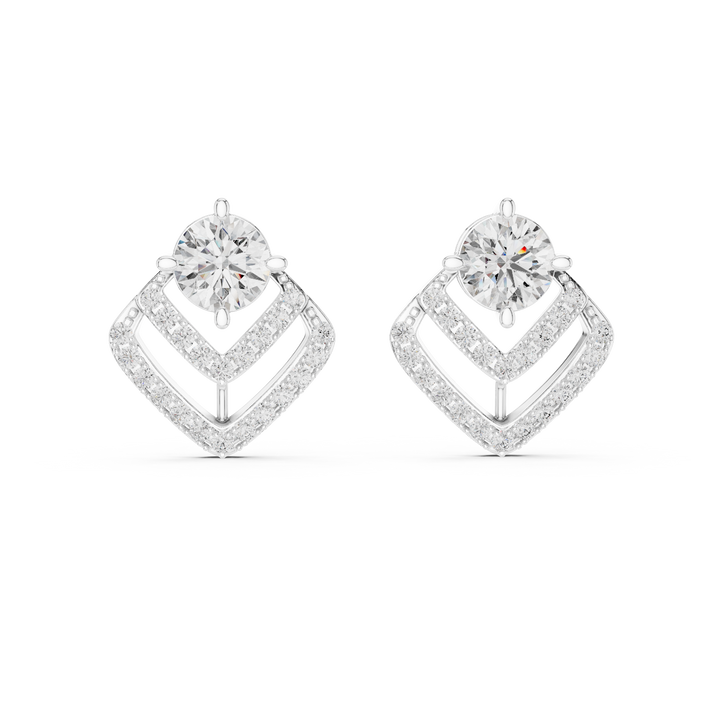 Earring ER-0009@7 - White Gold - Image