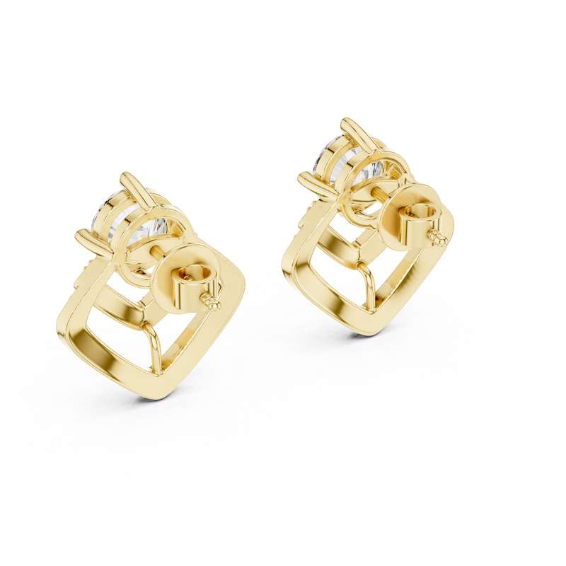 Earring ER-0009@7 - Yellow Gold - Image