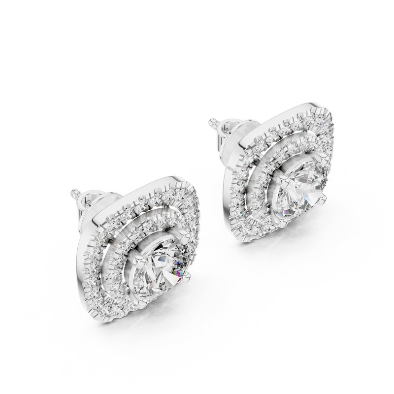 Earring ER-0010@7 - White Gold - Image