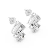Earring ER-0011@7 - White Gold - Image