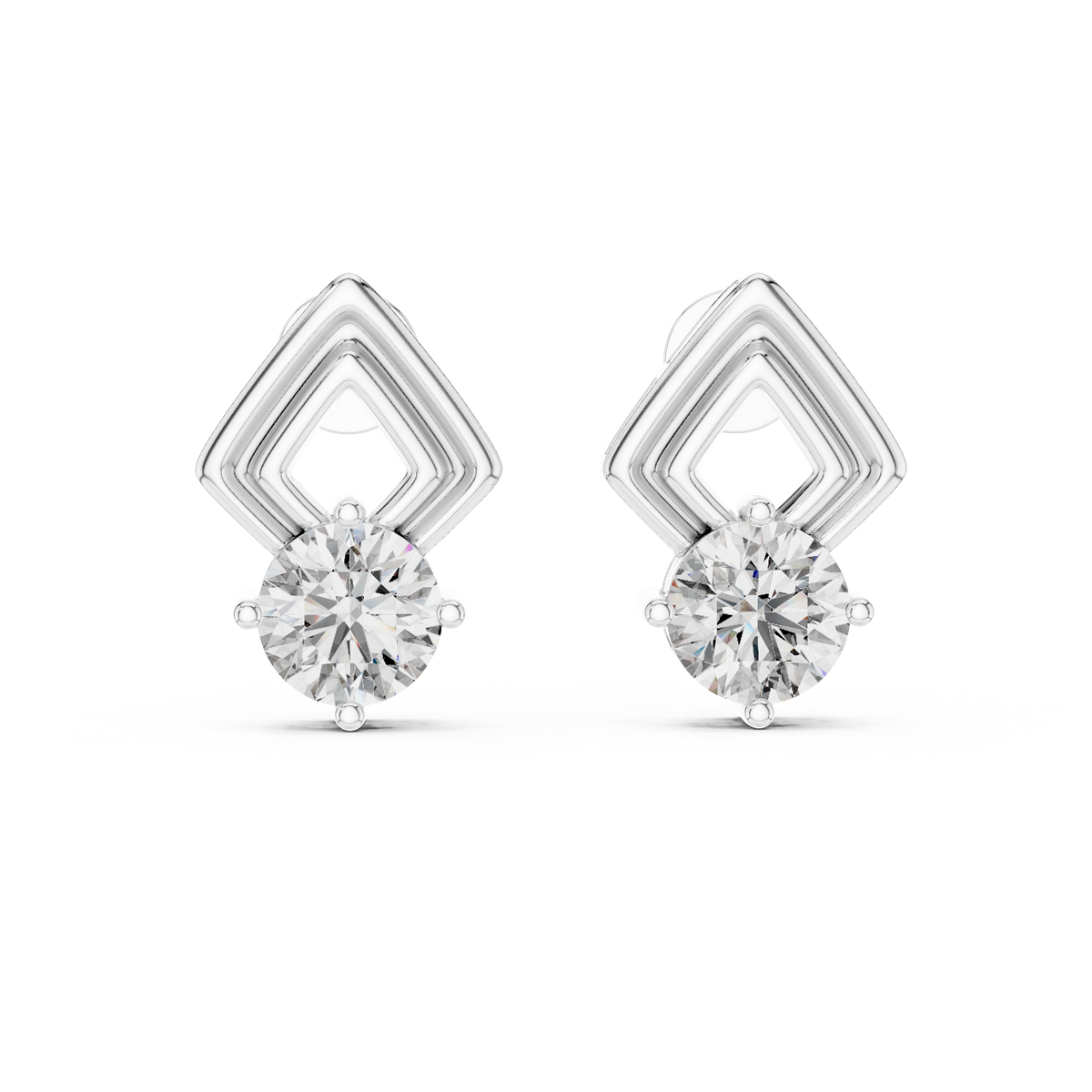 Earring ER-0011@7 - White Gold - Image
