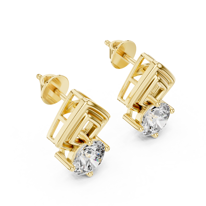 Earring ER-0011@7 - Yellow Gold - Image