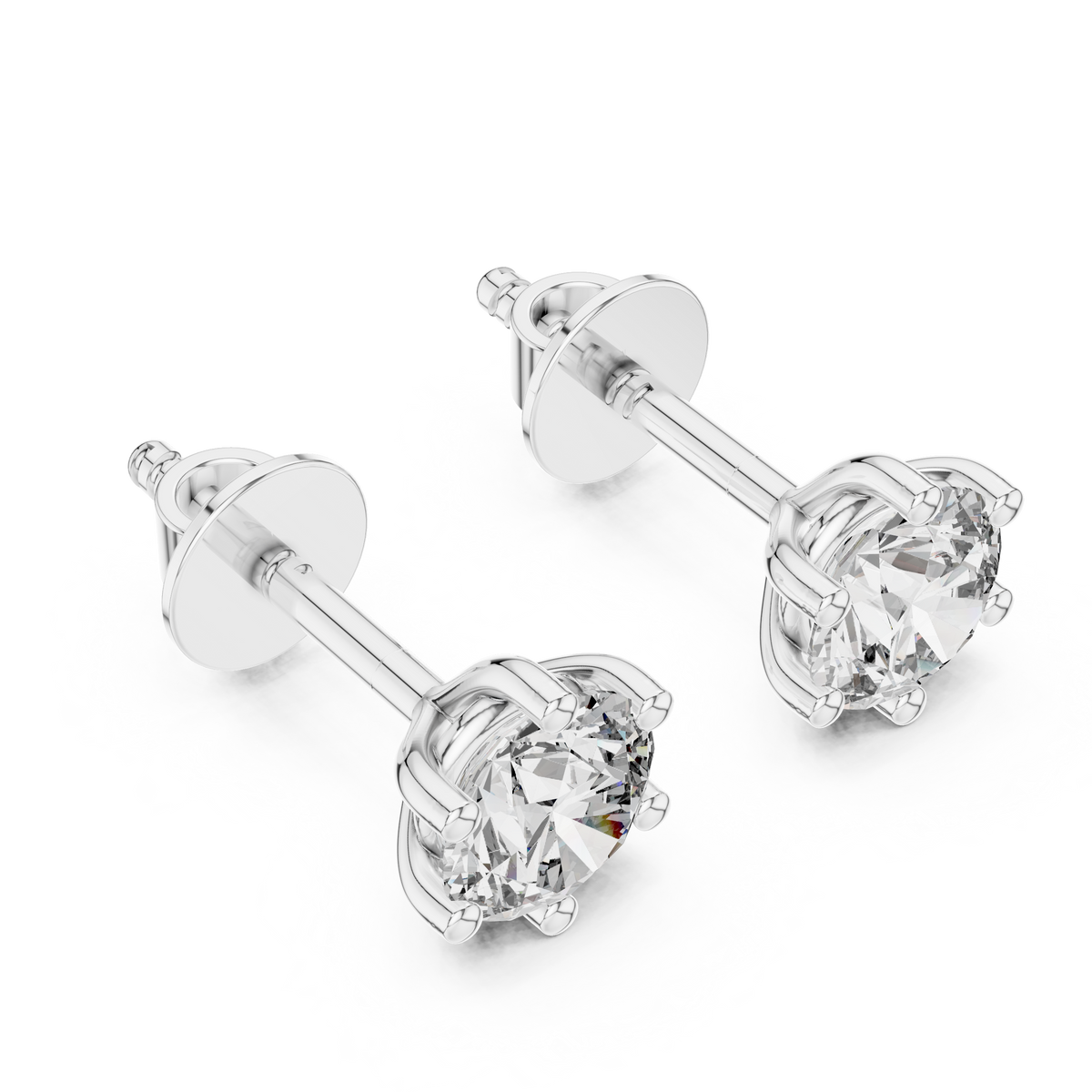 Earring ER-0012@7 - White Gold - Image