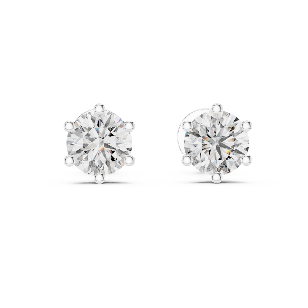 Earring ER-0012@7 - White Gold - Image