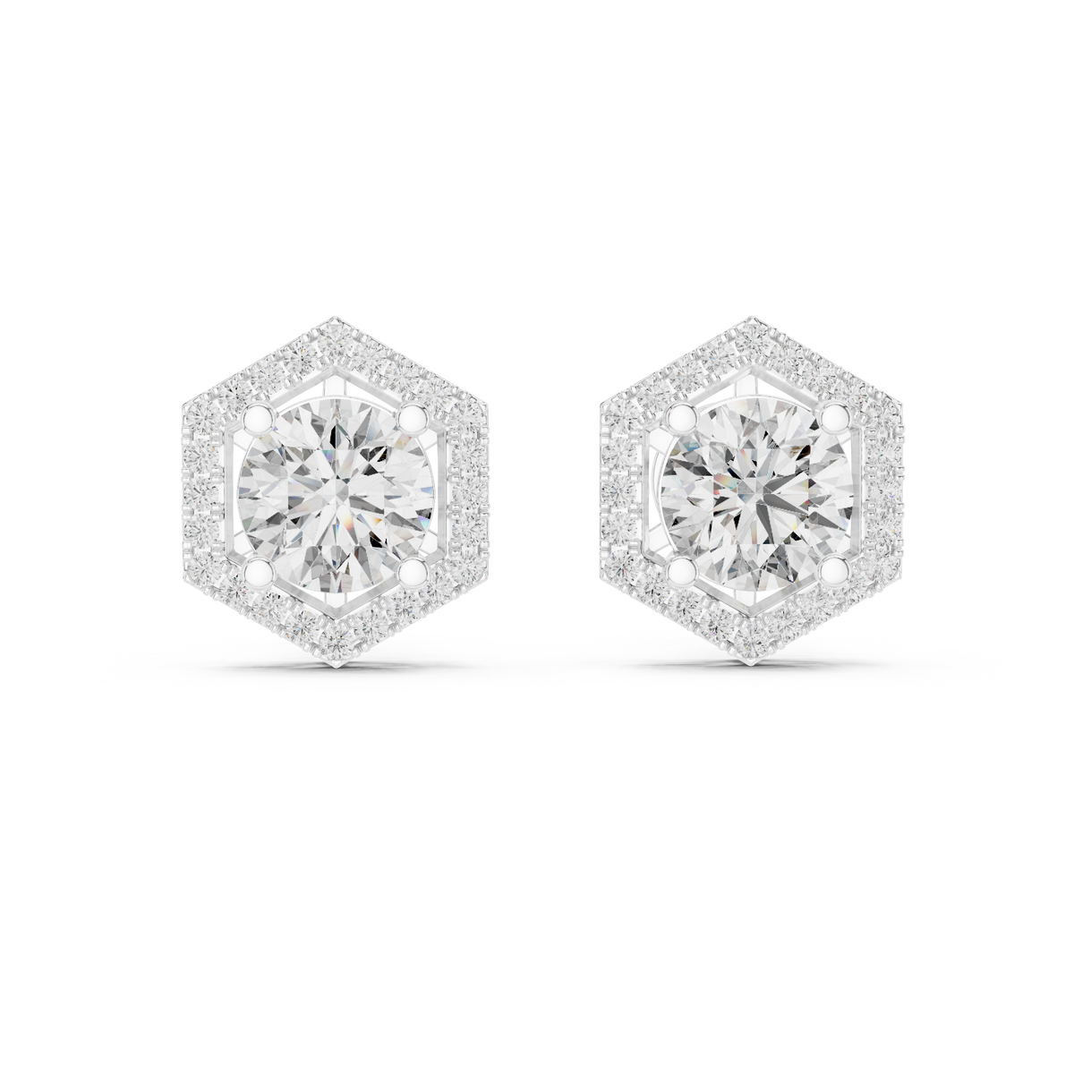 Earring ER-0013 - White Gold - Image