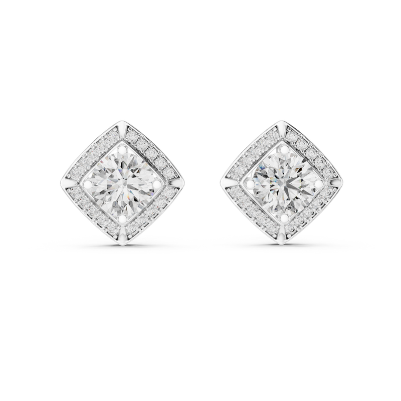 Earring ER-0014@7 - White Gold - Image