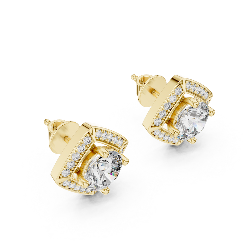 Earring ER-0014@7 - Yellow Gold - Image