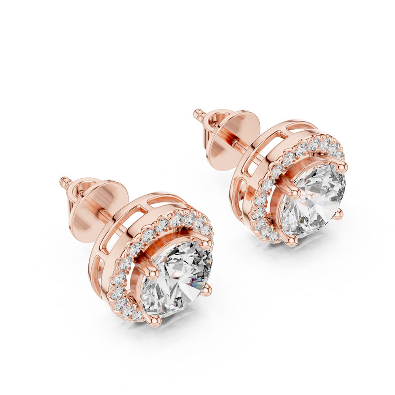 Earring ER-0015@7 - Rose Gold - Image