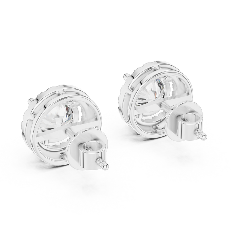 Earring ER-0015@7 - White Gold - Image