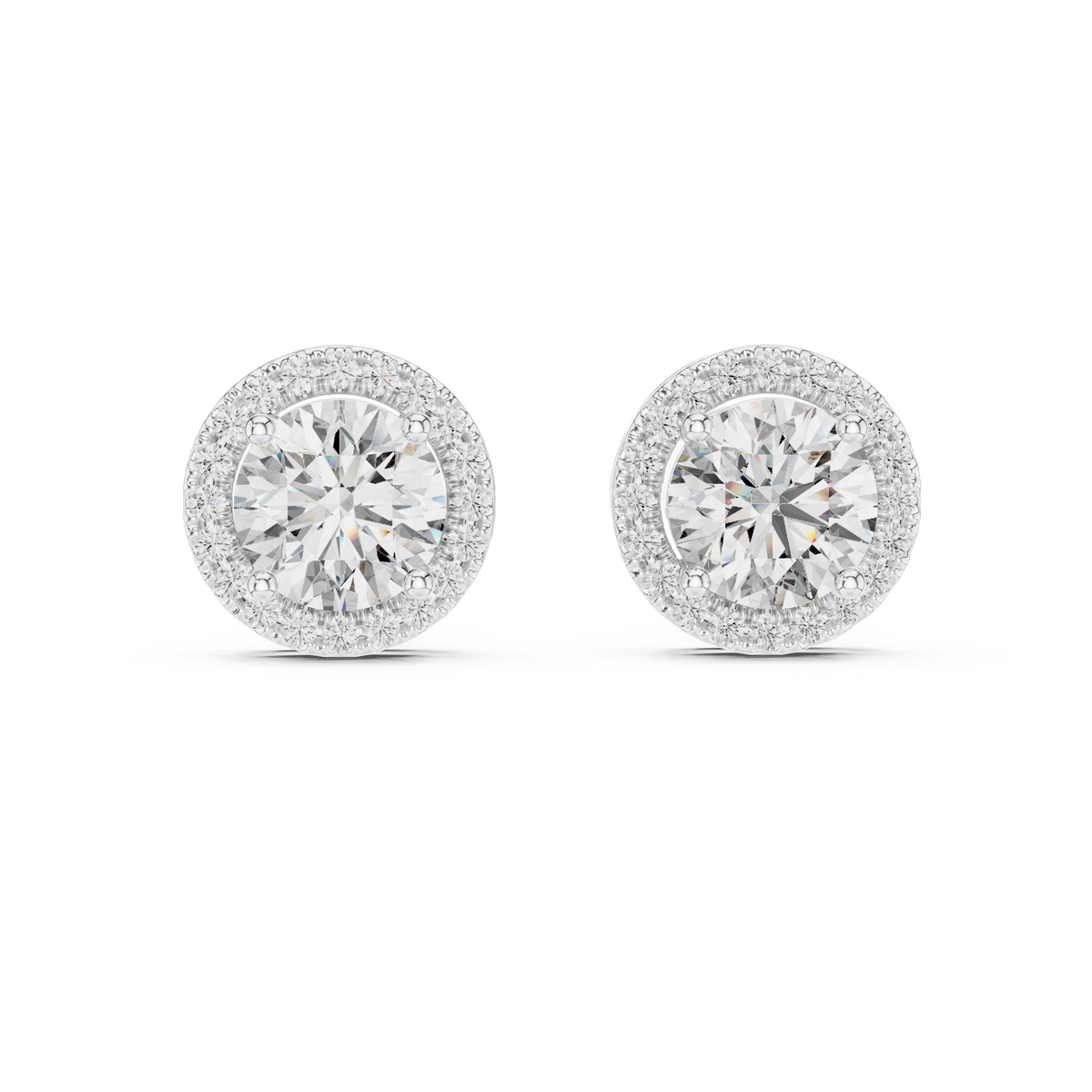 Earring ER-0015@7 - White Gold - Image