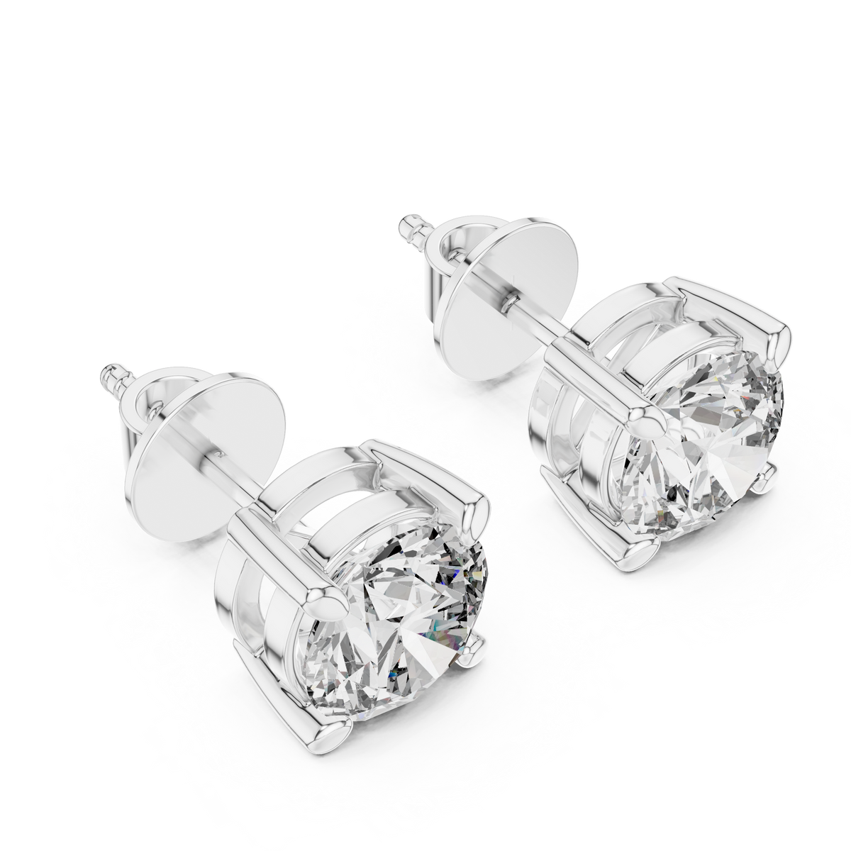 Earring ER-0016@7 - White Gold - Image