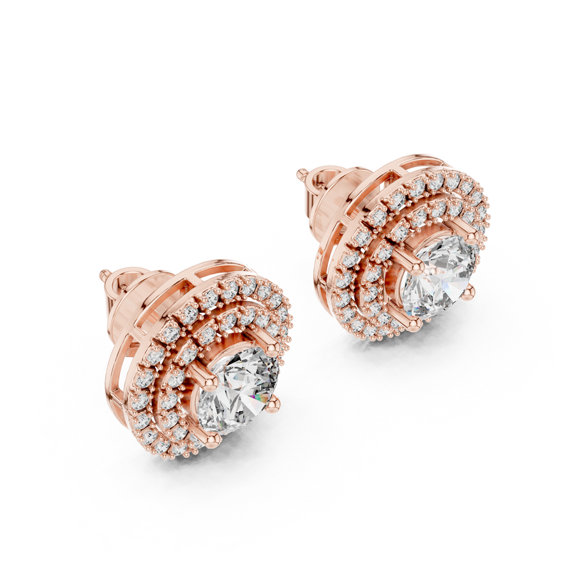 Earring ER-0017@7 - Rose Gold - Image