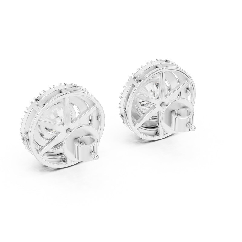 Earring ER-0017@7 - White Gold - Image