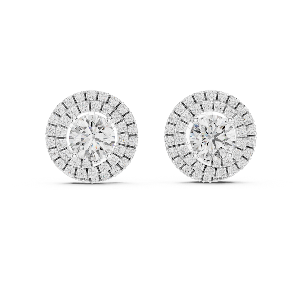 Earring ER-0017@7 - White Gold - Image