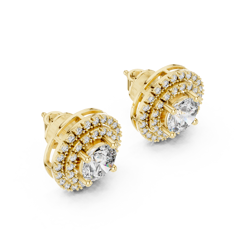 Earring ER-0017@7 - Yellow Gold - Image