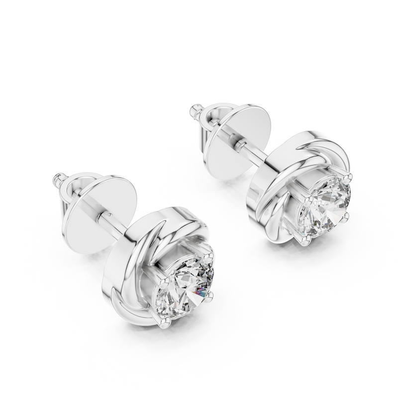 Earring ER-0018@7 - White Gold - Image