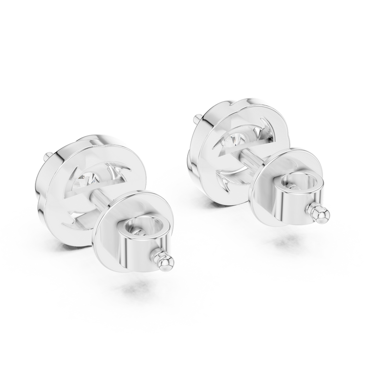 Earring ER-0018@7 - White Gold - Image