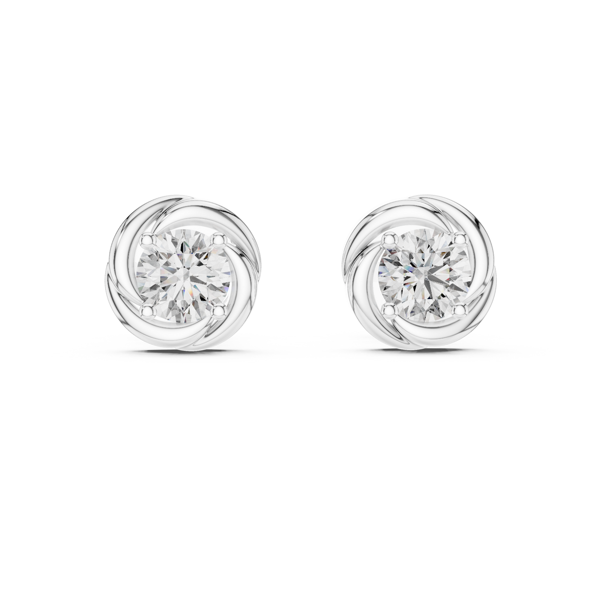 Earring ER-0018@7 - White Gold - Image