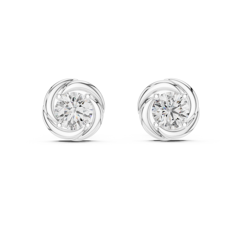 Earring ER-0018@7 - White Gold - Image