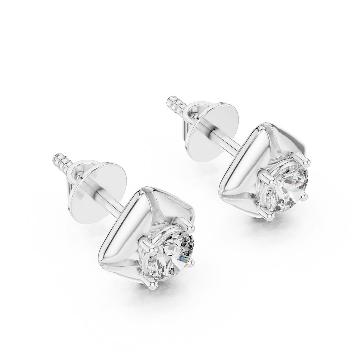 Earring ER-0019@7 - White Gold - Image
