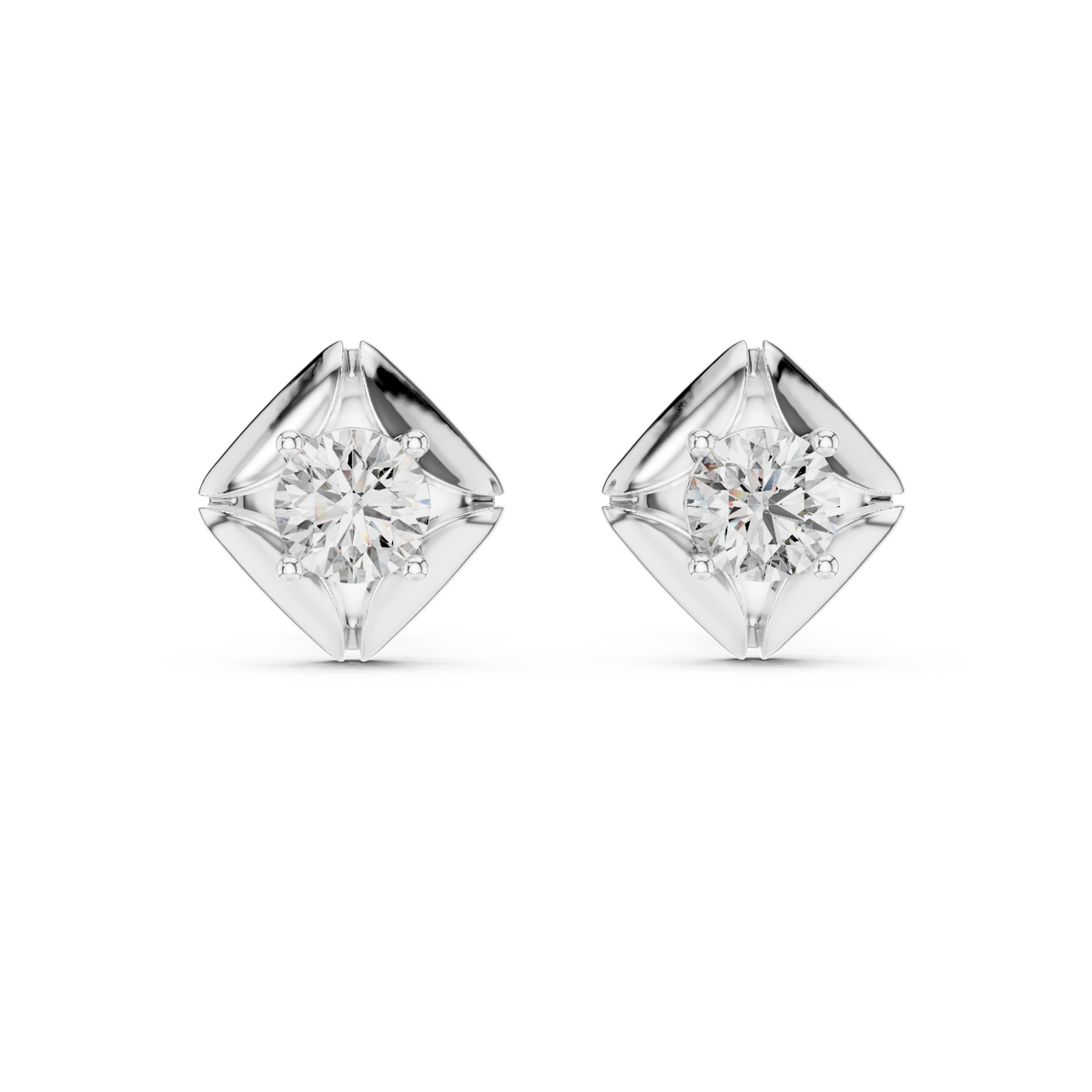 Earring ER-0019@7 - White Gold - Image