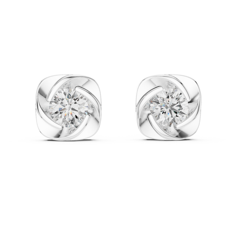 Earring ER-0020@7 (2) - White Gold - Image