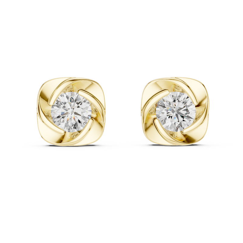 Earring ER-0020@7 (2) - Yellow Gold - Image