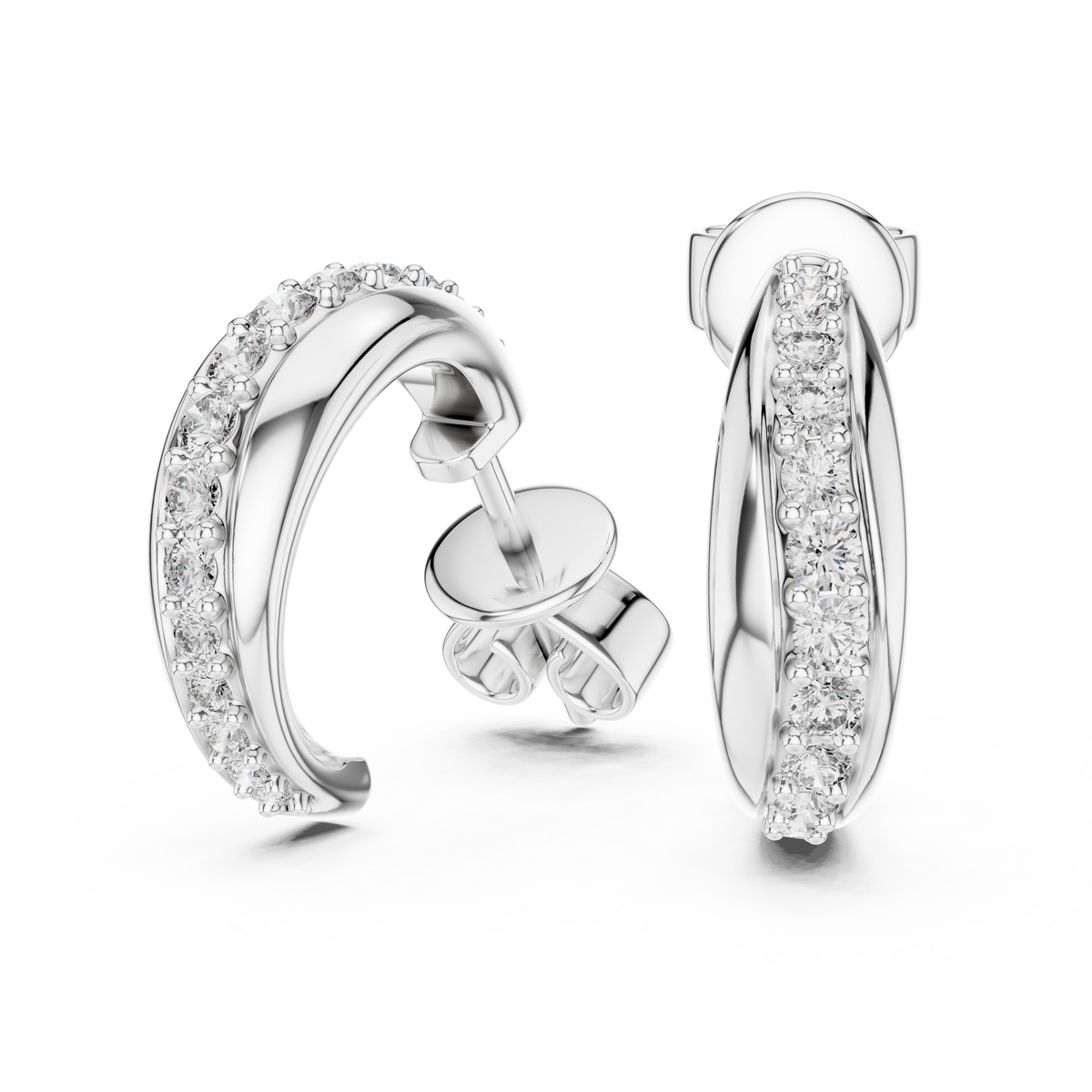 Earring ER 409@7 - White Gold - Image