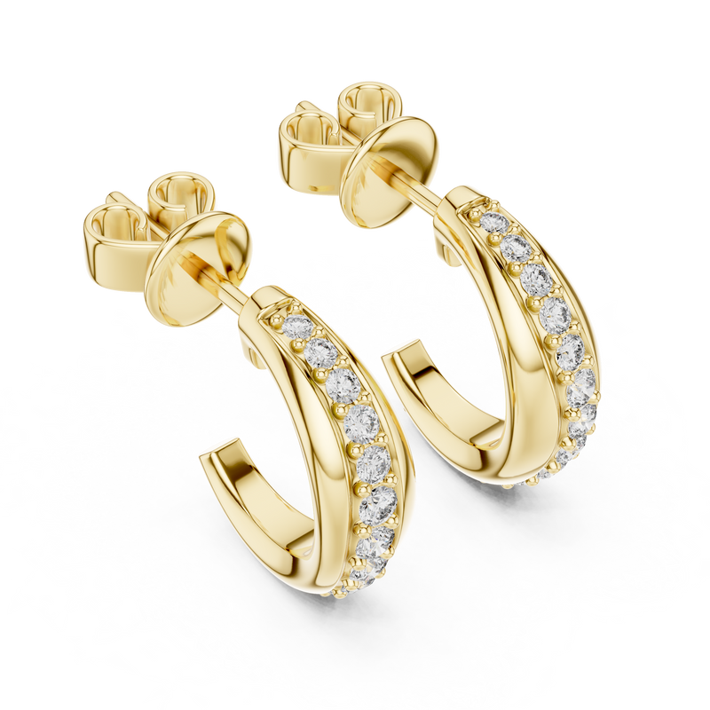 Earring ER 409@7 - Yellow Gold - Image