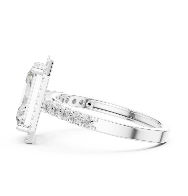 Ladies Ring FDF@7 - White Gold - Image
