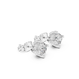 Earring GER-0355@7 - White Gold - Image