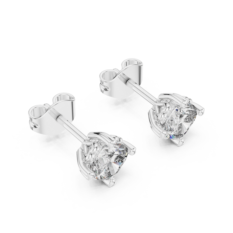 Earring GER-0355@7 - White Gold - Image