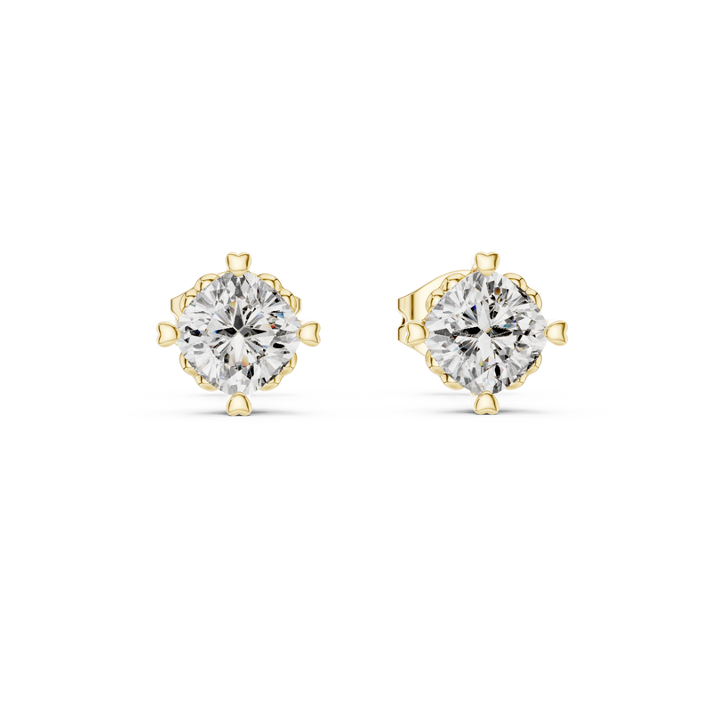 Earring GER-0355@7 - Yellow Gold - Image
