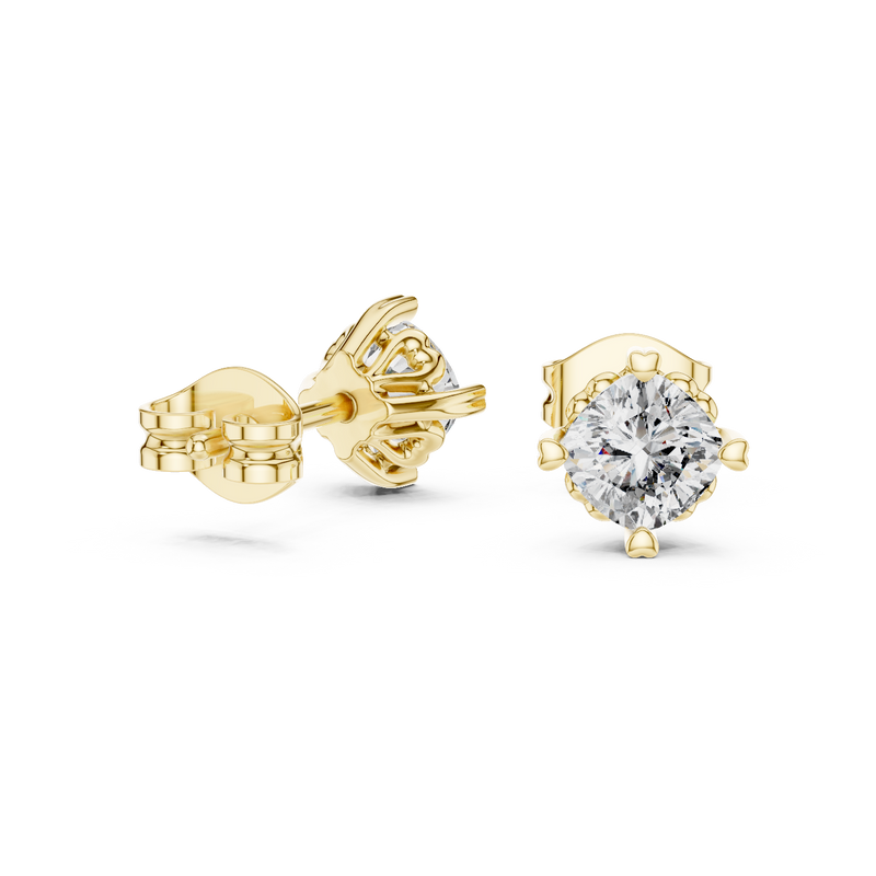Earring GER-0355@7 - Yellow Gold - Image