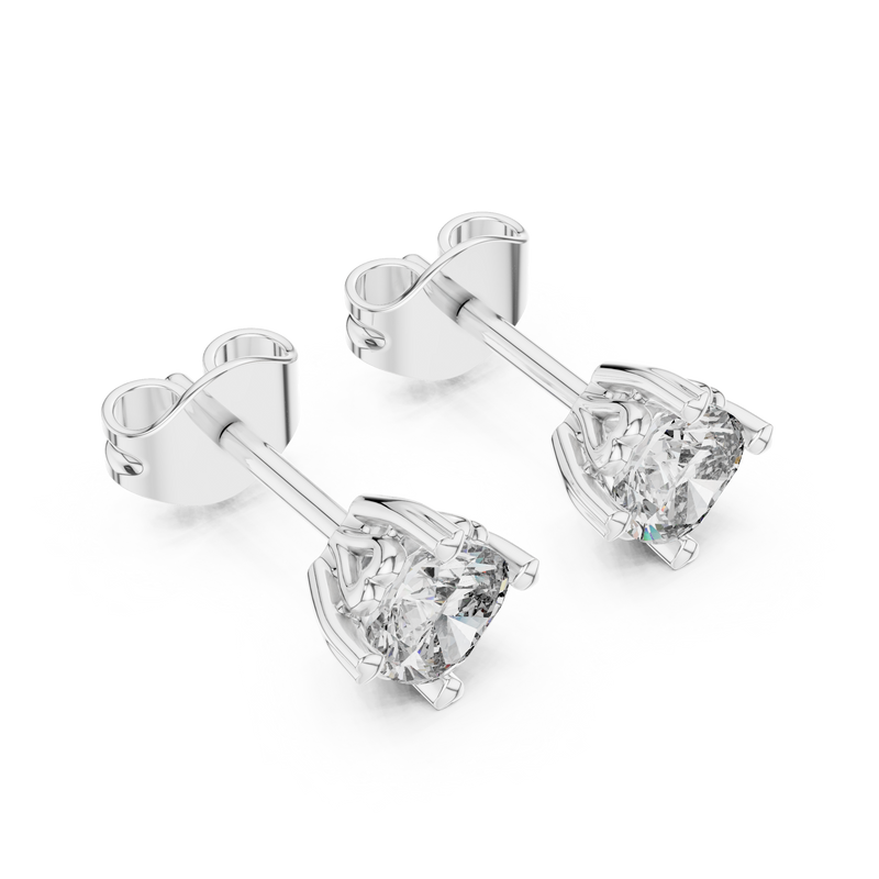 Earring GER-0356 - White Gold - Image