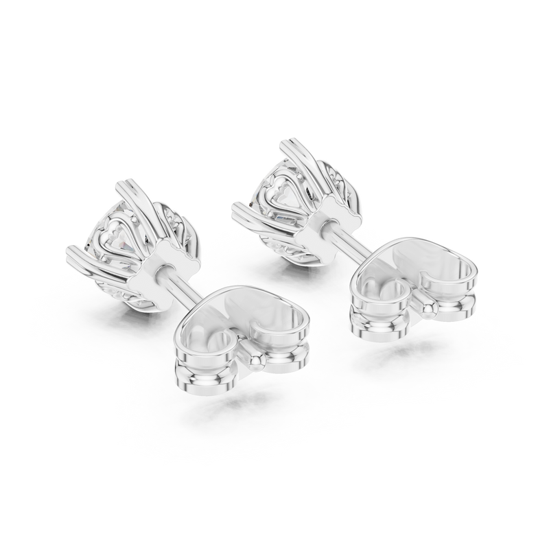 Earring GER-0356 - White Gold - Image