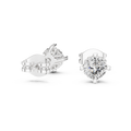 Earring GER-0356 - White Gold - Image